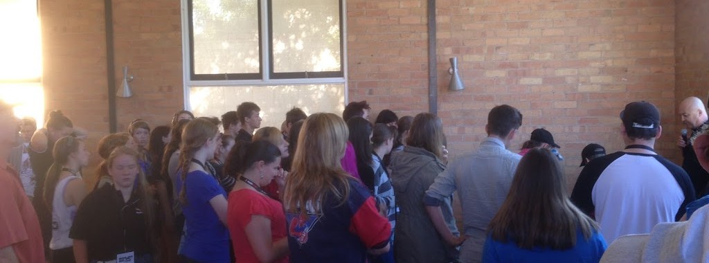 Young people in a group