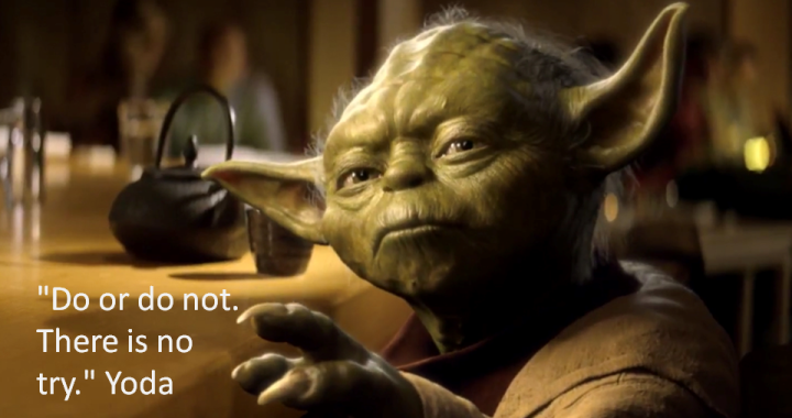 There is no try in youth work