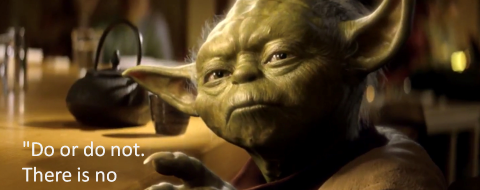 There is no try in youth work
