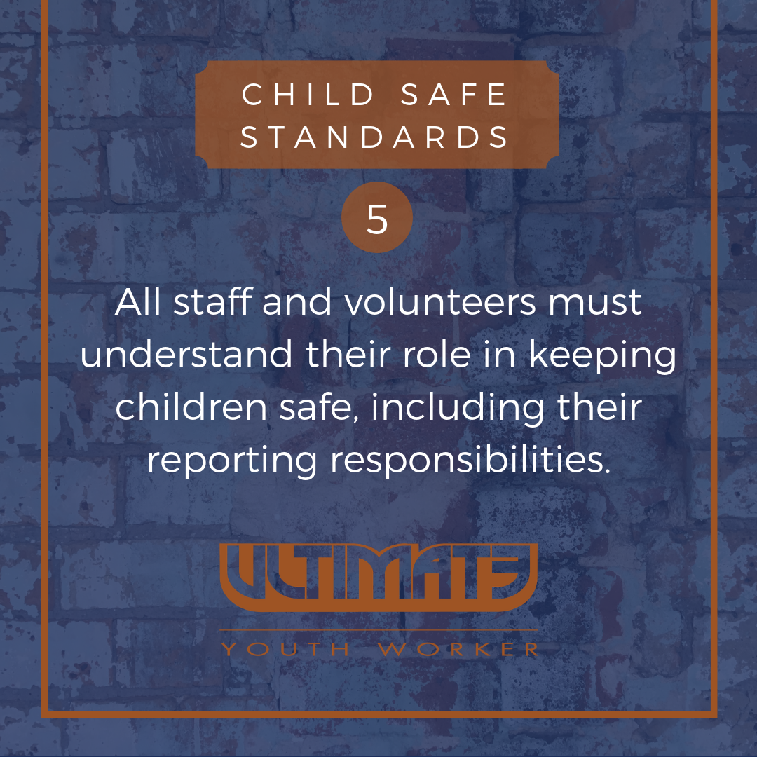 Child Safety Standard Five